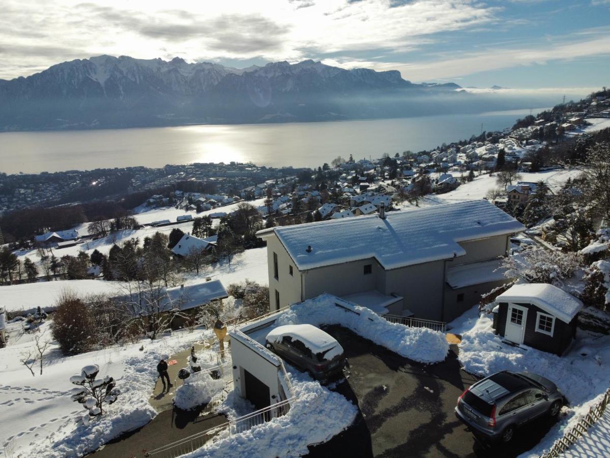 Appartement 180 degrés de rêve à Jongny Exterior foto